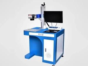 20W One Body, Flat Open Optical Fiber Marking Machine Marking Metal Non - Metallic Materials