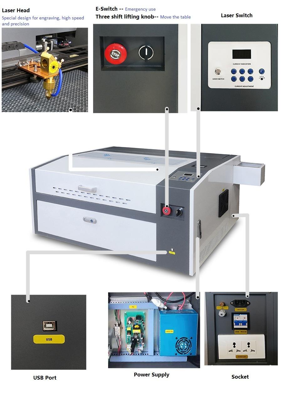 High Quality 3050 CO2 Laser Engraving Machine