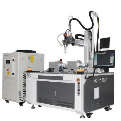 3000W 6 Axis Automatic Fiber Laser Welding Machine for Knife Seal Handle with Feeding Wires