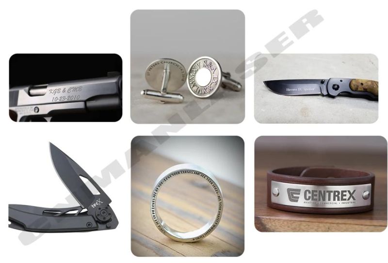 50W Rings Jewelry Code/ Logo / Date /Numbers /Metal / PVC / Steel Fiber Laser Marking Machine Price