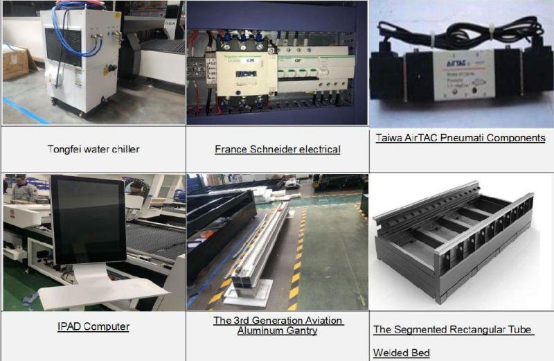 500W 1000W 2000W Fibre Metal Laser Cutting Machine Eastern