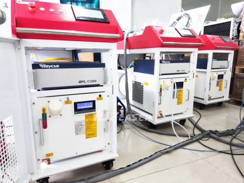 Hjz 1000W Handheld Fiber Laser Spot Welder for Aluminum Copper