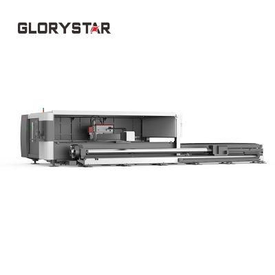 Packaged by Plywood Fiber Cutter Tube Combine Laser Cutting Machine