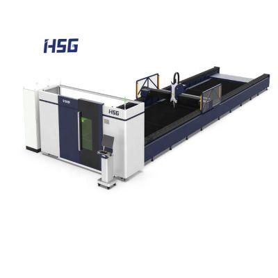 High Strength Industrial Metal Plate CNC Fiber Laser Cutting Machine