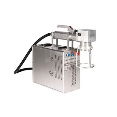 20W Metal Ring Code Logo Mini Fiber Laser Marking Machine for Sale