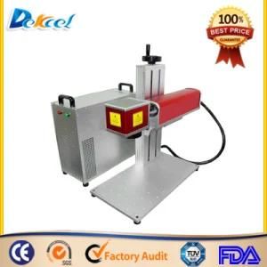 Portable 20W Fiber Laser Marking Machine Marker Metal Nonmetal Marking