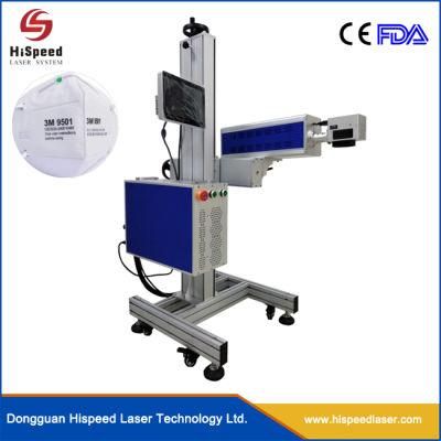 UV Fly Laser Marking Machine for Face Mask, Professional Manufacturers Enclosed UV Laser Marking Machine 3W 5W 8W