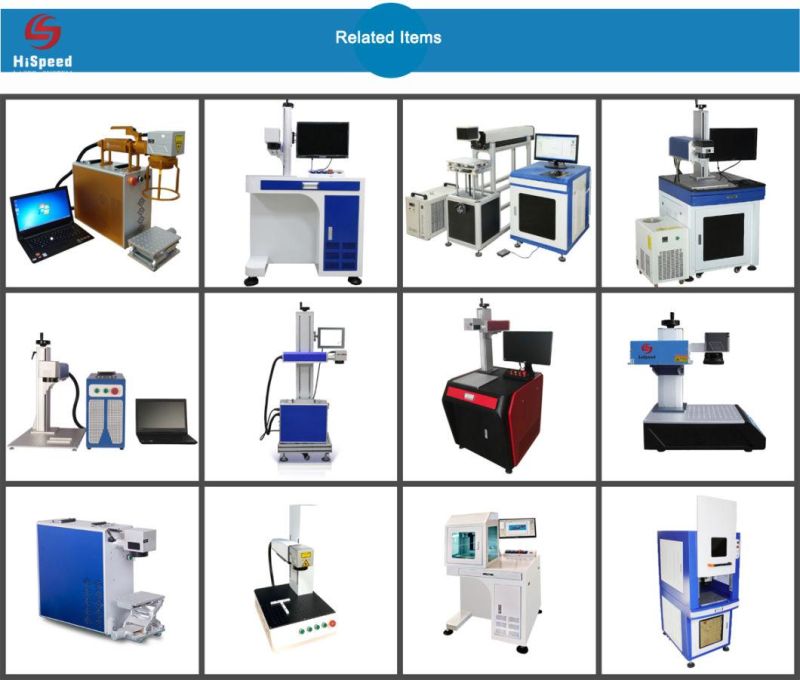 Hispeed Laser Engraving/Marking Machine with Raycus Power for Metal Seal/Plastic/Phone Case/HS Code