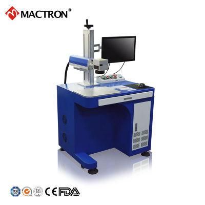 CCD Fiber Laser Marking Machine for Marking Qr Code on Stainless