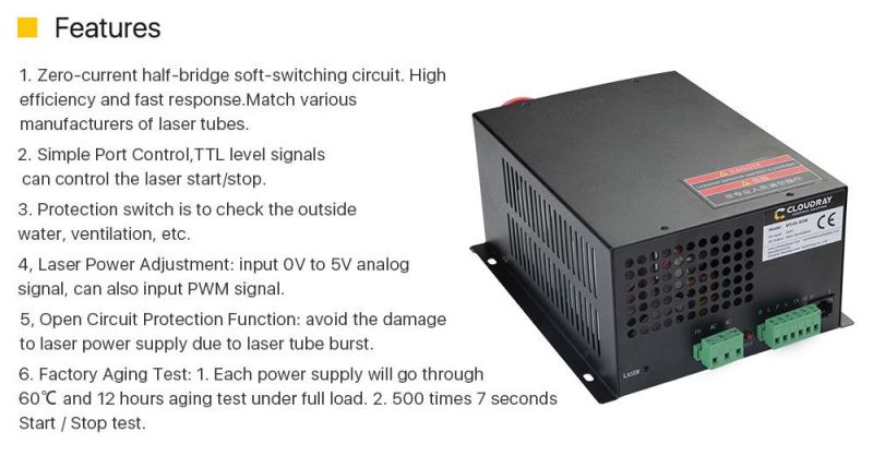 Professional CO2 Laser Machine for Nonmetal Cutting with Hybrid Design Double Laser Heads 1325 1318 1625