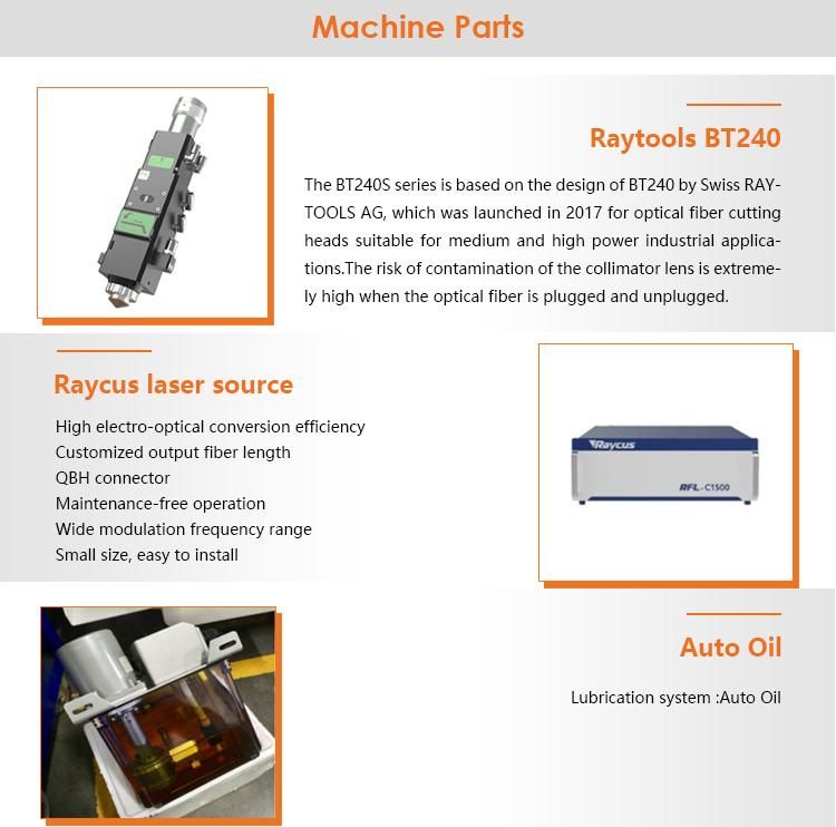 High Quality Fiber Laser Cutting Machine 1390