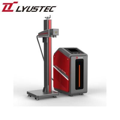 Flying Online Fiber Laser Marking Machine for Date Code Laser Engraving Machine for Production Line