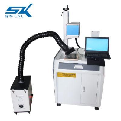Jinan Senke Hot Sele CO2 Laser Marking Machine for Metal Nonmetal with Smoking Device and Radio-Frequency Tube CE FDA