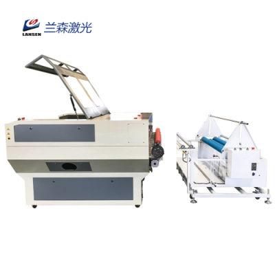 Reci W8 Carpet Cloth Fabric Auto Feeding Laser Cutting Machine
