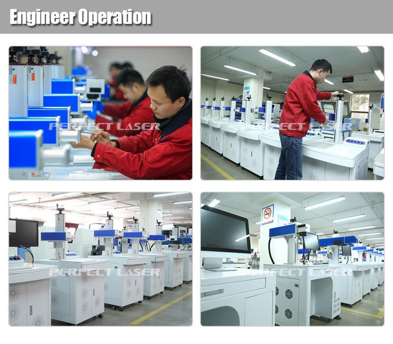 20W Fiber Laser Marking Machine Pedb-400d for Jewelry, Hardware