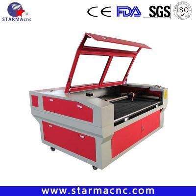 Jinan CNC CO2 Laser Machine for Cutting Engraving with High Speed Rails