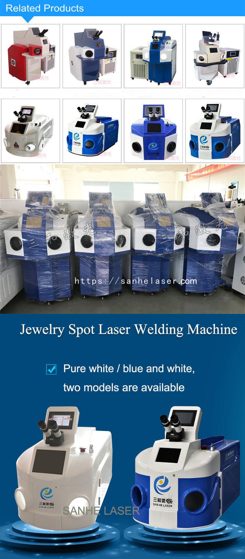 Gold Portable Jewelry Silvery Laser Spot YAG Laser Welder