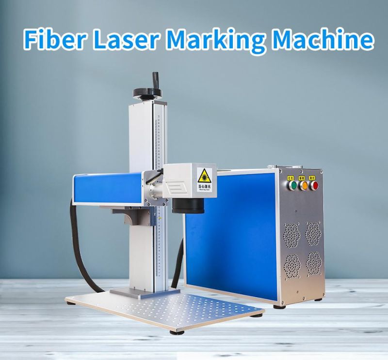 20W 30W 50W Fiber Laser Marking Machine for Metal /Fiber Laser Marking for Business Card Printing Logo