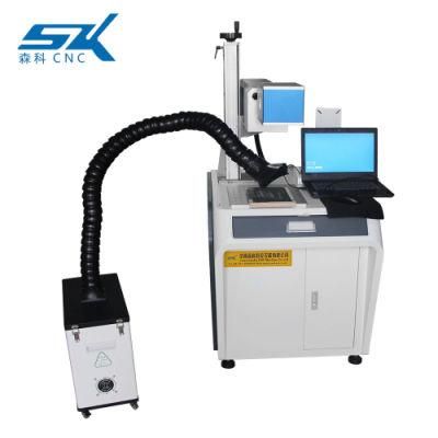 CO2 Laser Marking Machine for Metal Nonmetal with Smoking Device and Radio-Frequency Tube CE FDA