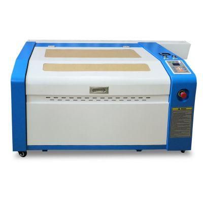 CO2 Laser Paper Cutting Equipment 50W /60W Engraver 4060 Machine for Plastic Water Chiller