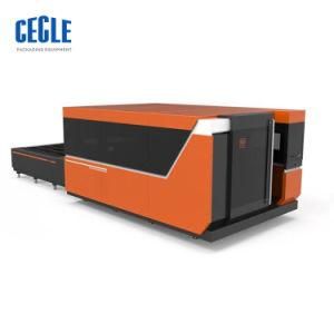 Raycus Fully Enclosed Intelligent CNC Metal Laser Cutting Machine with Switching Desktop