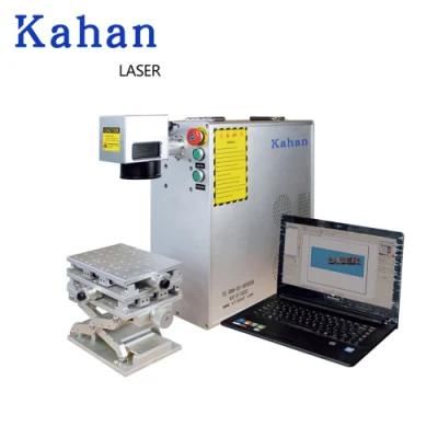 CO2 / UV / Fibre / Green Laser Soource 5W CO2 Laser Marking Machine 9.3&mu; M /10.6&mu; M 1d 2D Logo Lasering for Metal / Plastic / Wood / Paper