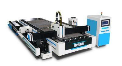 4000W Fiber Laser Cutting with Automatic Square Tube Pipe CNC Fiber Laser Cutting Machine