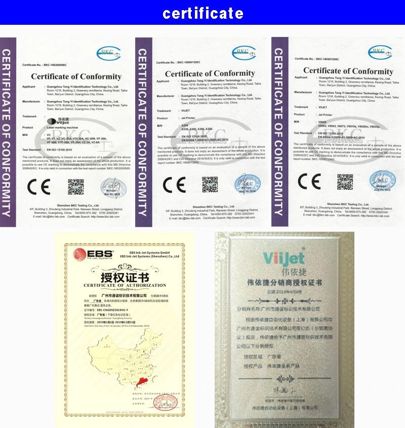 CO2 Online Flying Laser Printing/Engraving for Wood/Food/Water Bottles China Marking Machine