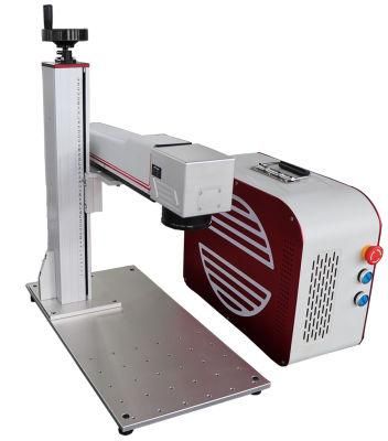 30W Fiber Laser Marking Machine for Steel Metal Watches Camera