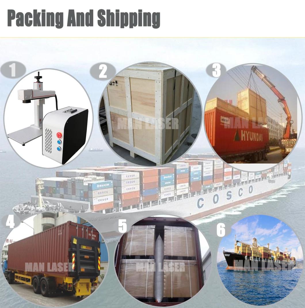 20W 3D Fiber Laser Marking Machine for Metal Steel Glass Cup