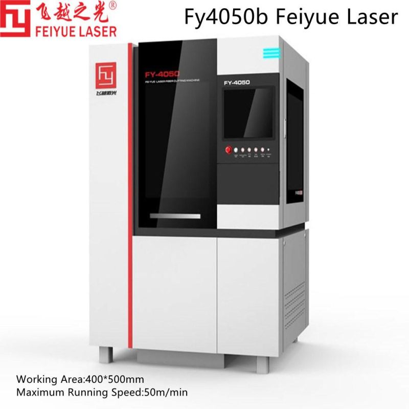 Fy4050b New Energy Lithium Battery Industry Auto Parts Feiyue Laser CNC Metal Cutting Machine Copper Titanium Carbon Aluminum Stainless Steel Laser Cutter