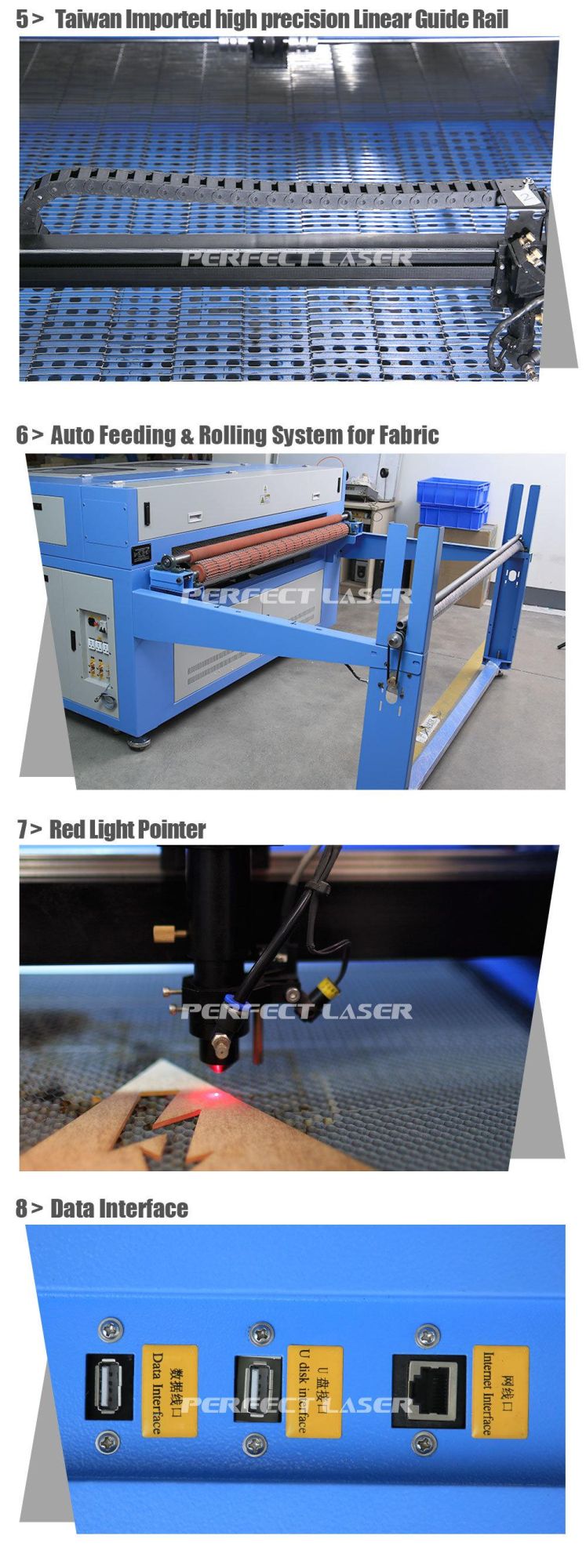Portable Leather CO2 Laser Cutting Machine for Autocar Seat Cover