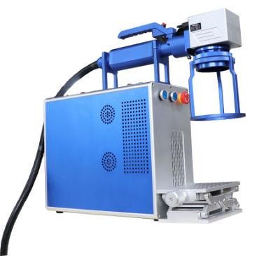 High Precision Metal Plastic Jewelry CNC 20W Fiber Laser Color Marking Machine
