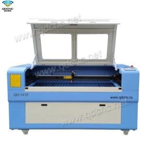 Organic Glass CO2 CNC Laser Cutting Machine with Stepper Motor Qd-1410s