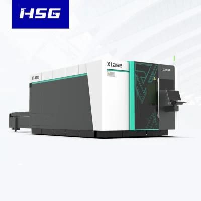 Laser Cutting Machine with Self-Developed Laser Head for Metal Sheet