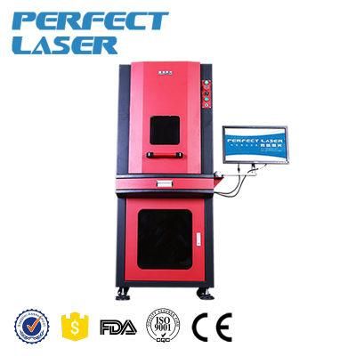 Full Closed Cabinet Fiber Laser Marker on Keyboard