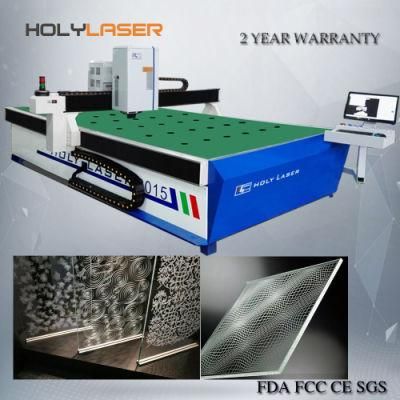 Big Size Glass Laser Engraving Machine for Marketplace Glass Wall
