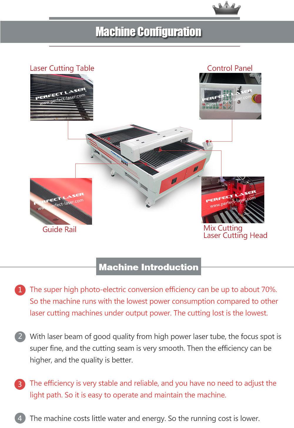 CO2 Laser Cutting Machine for Both Metal and Non-Metal Material