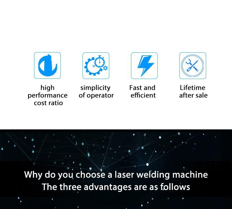 Handheld 1000W 1500W Portable Fiber Laser Welding Machine for Metal