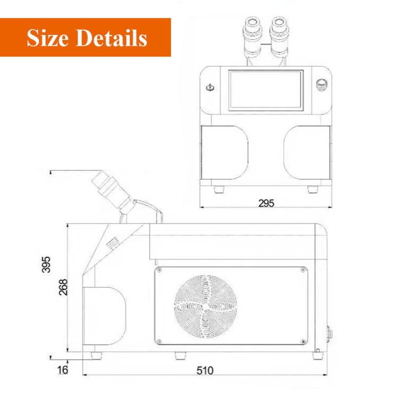 Good Price 60W Portable Mini Spot Welder Laser Machine for Jewelry