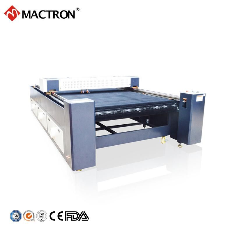 100W Garment Fabric Laser Cutting Machine CO2 1300X2500