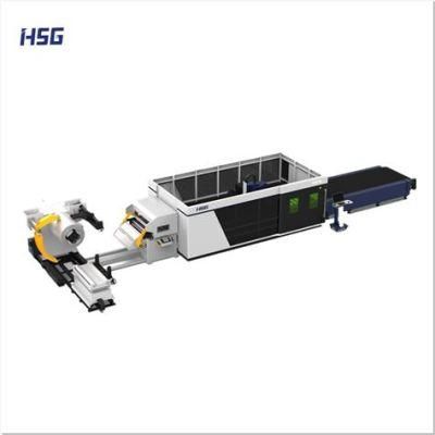 Hsg Laser Coil Stock Laser Cutting Machine 1500W-3000W