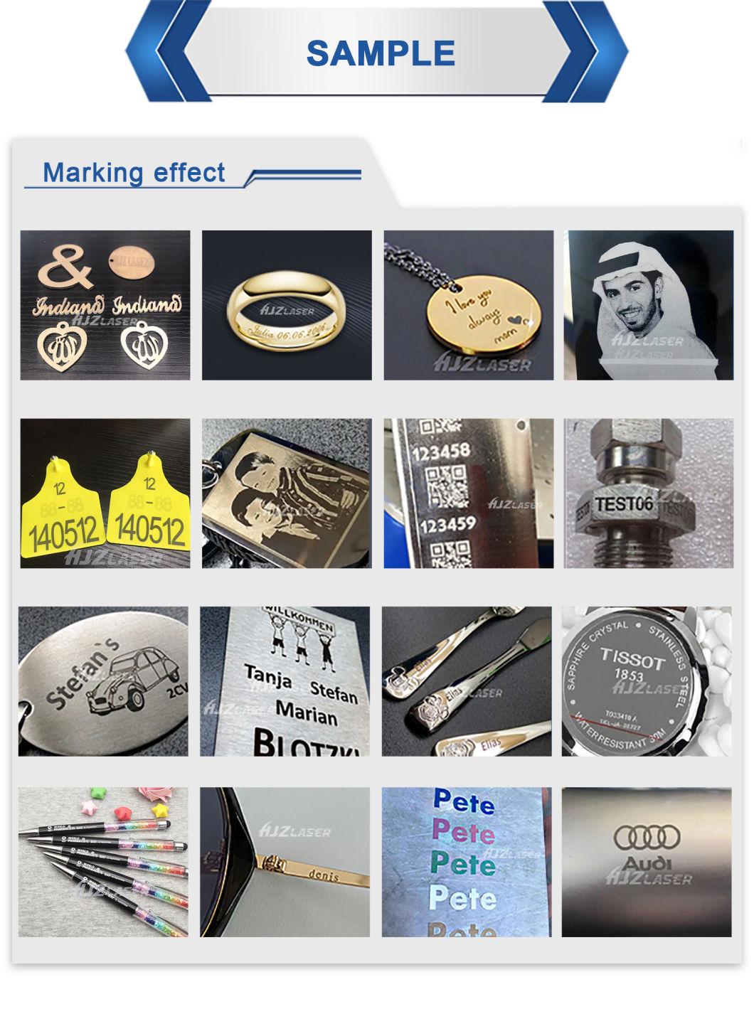 Sealing Steel Ring Pen Metal Jewelry Laser Marking Engraving and Cutting Machine Logo Printing Machine/Laser Marking Machine