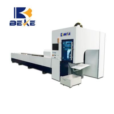 Nanjing Beke Hot Sales 1000W Square Pipe CNC Fiber Laser Cutting Machine