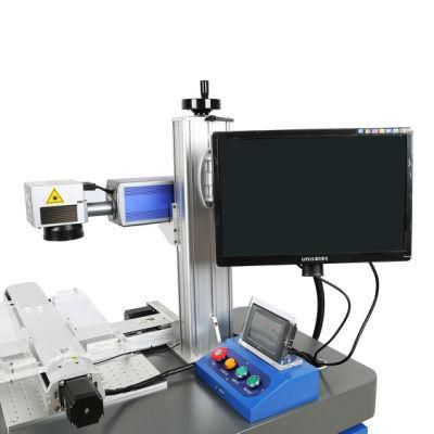 Factory Price Laser Coding Machine Marking Machine Engraving Machine Intelligent Laser Marking on Button Battery/Battery