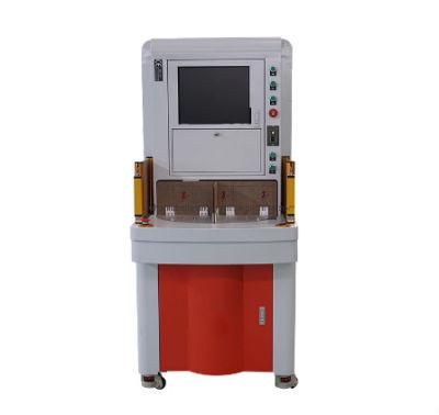 30W 50W 70W 100W Fiber Laser Marking Machine with Rotary Table