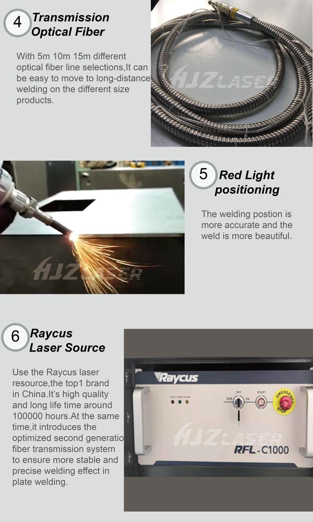 Automatic Wire Feeder Laser Welding Machine 1500W Welding Carbon Steel Stainless Hand Held