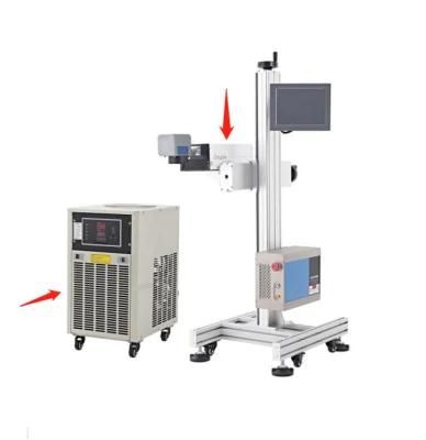 UV Flying Laser Marking Machine Enclosed with Rotary UV 5W Laser Printing Laser Marking Machine