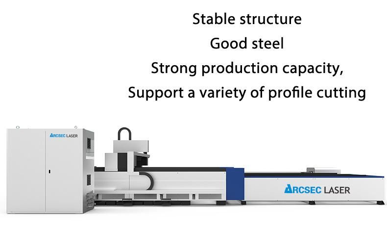 Arcsec Drive Plates and Pipes Fiber Laser Cutting Engraving Machine for Copper Aluminium Metal