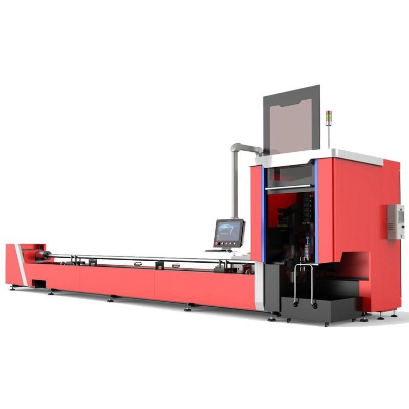 Metal Pipe/Tube Laser Cutting Machine 6000*200mm CNC 1000W Fiber Laser Cutting Machine